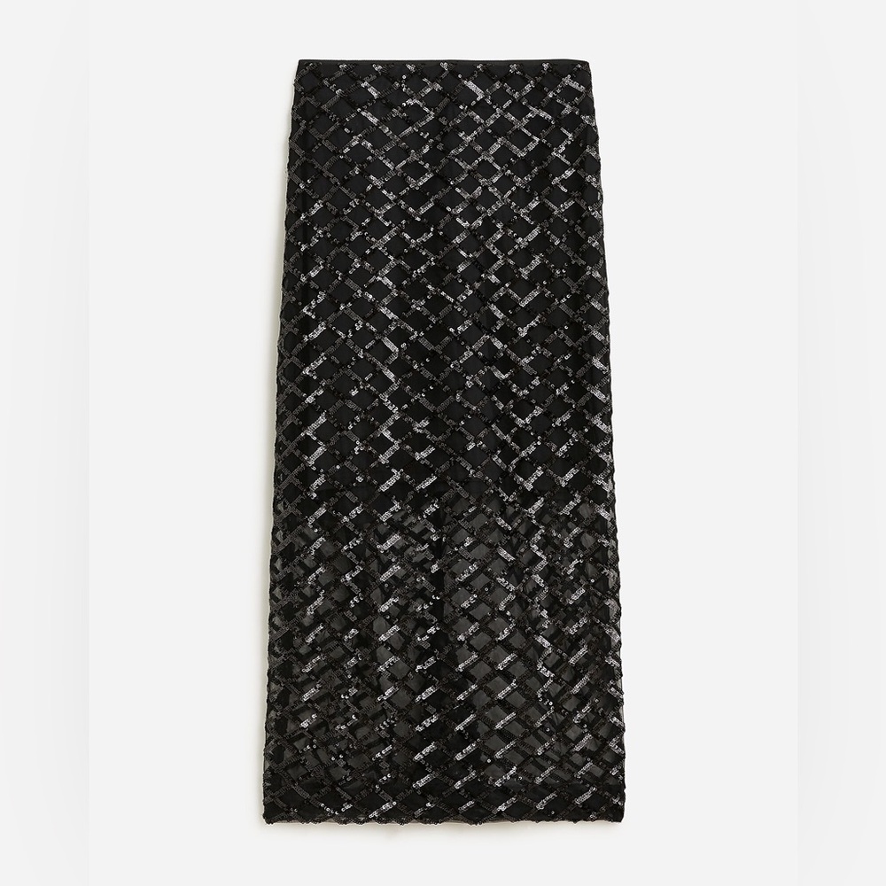 J. Crew Lattice Sequin Pencil Skirt - 10 NWT